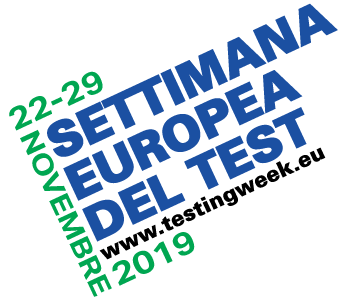 Il logo della Settimana europea del test