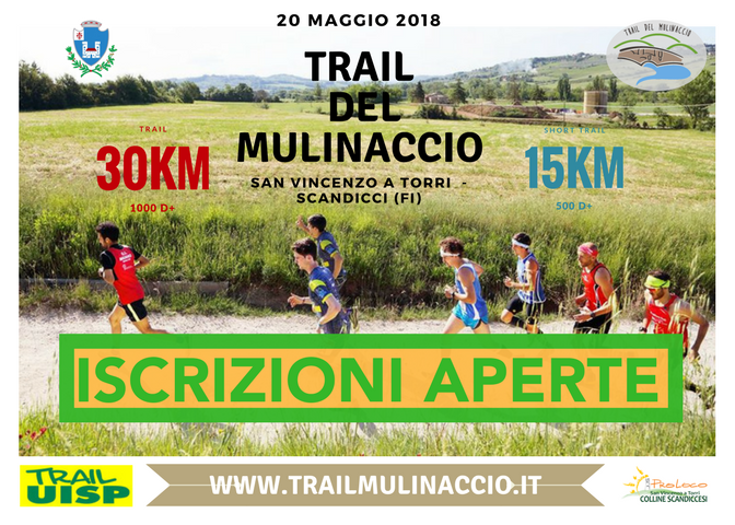 La locandina del Trail del Mulinaccio 2018