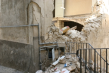 I danni del terremoto a Fossa