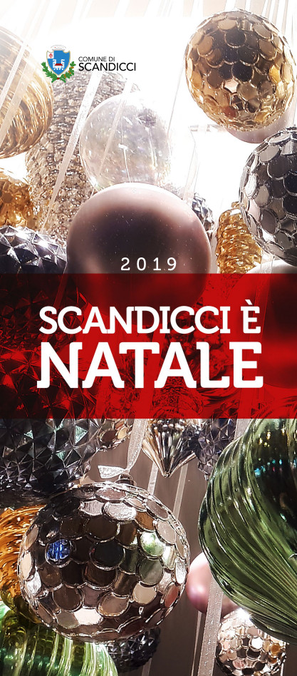La copertina del programma degli eventi natalizi a Scandicci