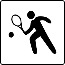 Un'immagine stilizzata del tennis