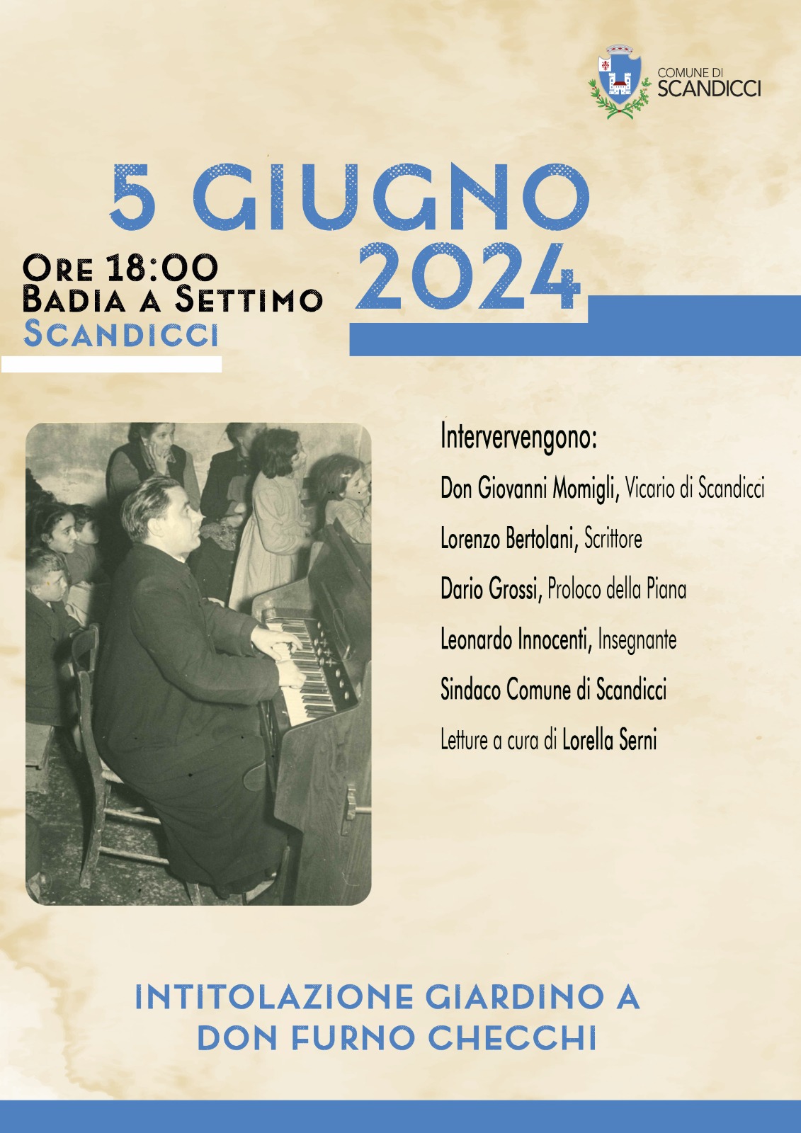 Intitolazione Giardino Badia a Settimo