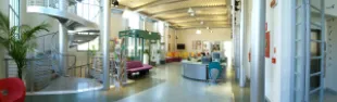 sala di ingresso della Biblioteca di Scandicci