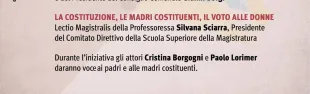 lectio magistralis sciarra