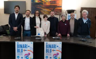 binari blu