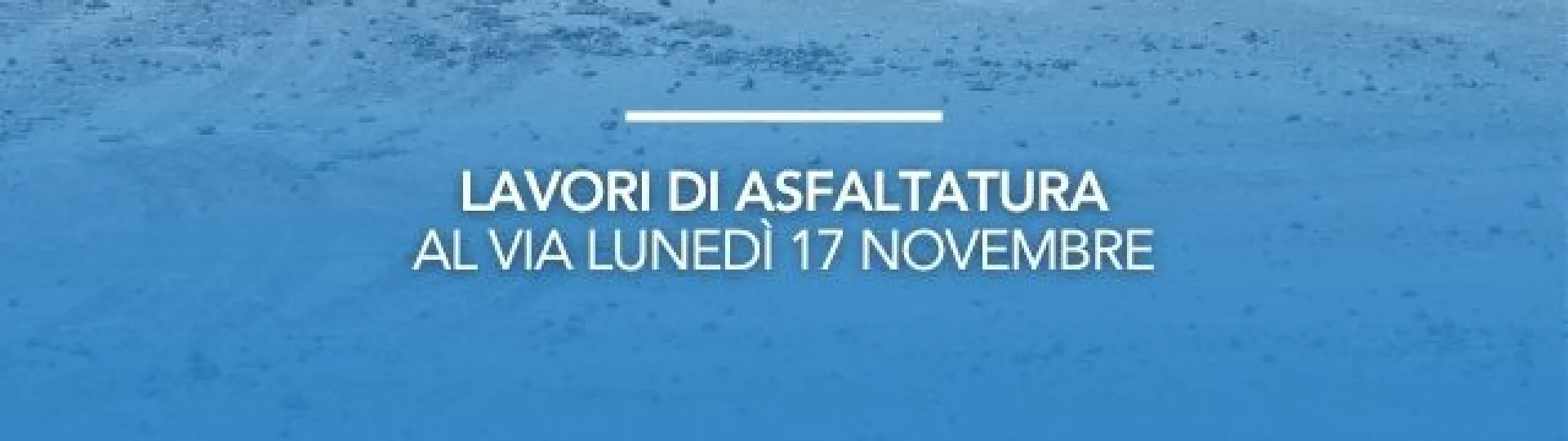 lavori asfaltatura