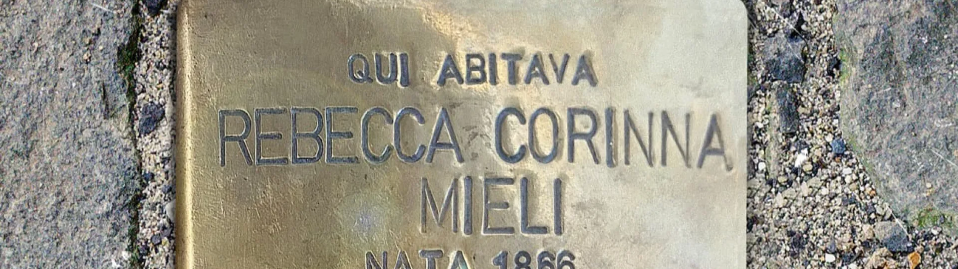 pietra inciampo grafica