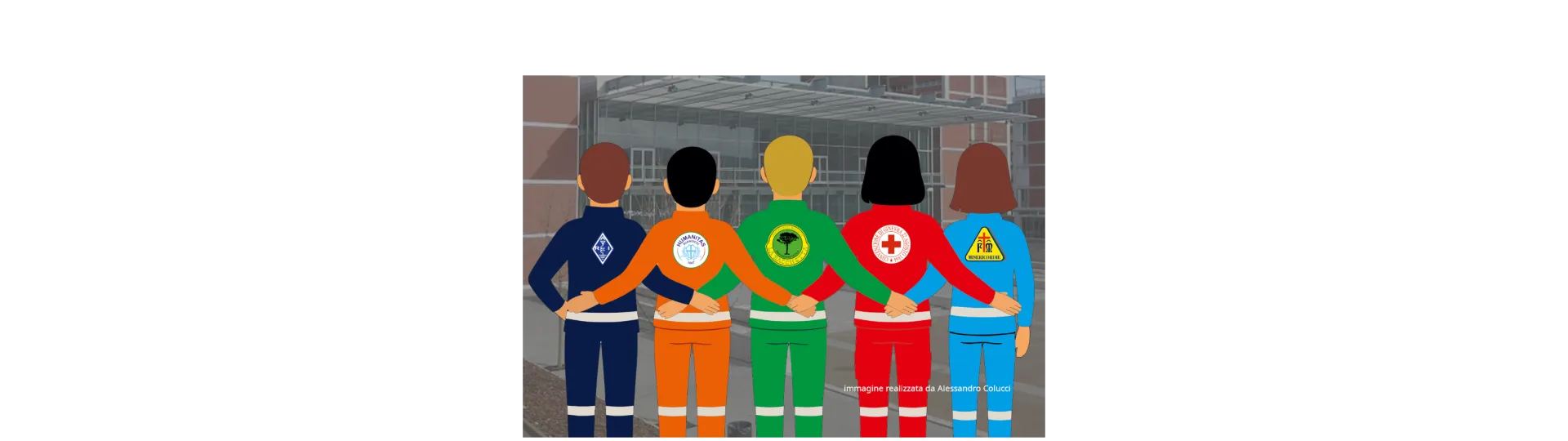 Associazioni di volontariato di protezione civile - immagine realizzata da Alessandro Colucci