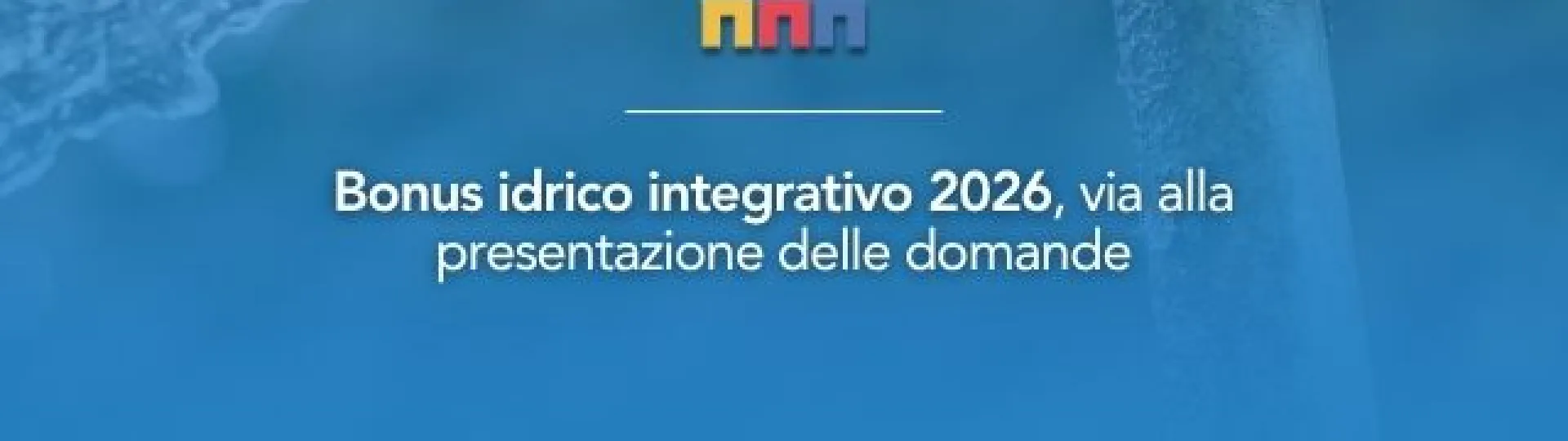bonus idrico