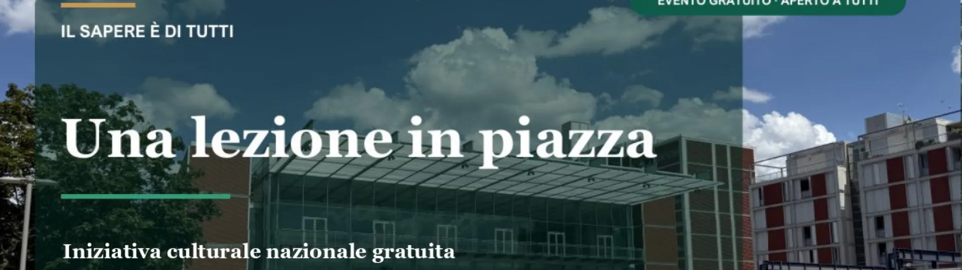 Una lezione in piazza