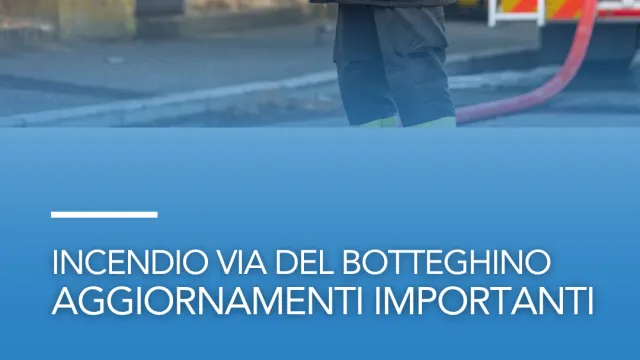 incendio via del botteghino 