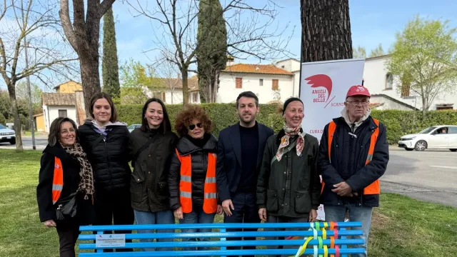 panchina blu autismo