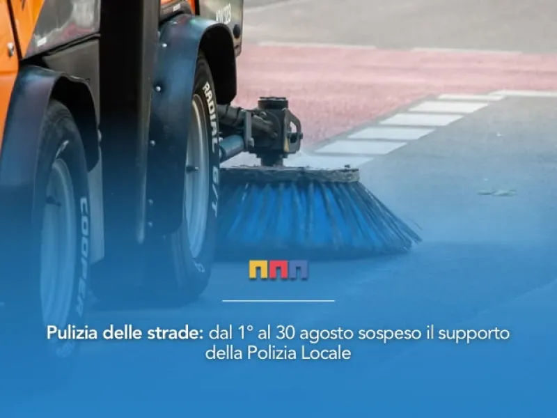 pulizia strade agosto